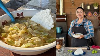 Sopa de Repollo con Queso Fresco  Saludable y muy Rico  La Herencia de las Viudas [upl. by Geller]