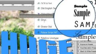 Photoshop Tip 4  Display Larger Font Previews [upl. by Okoyk583]