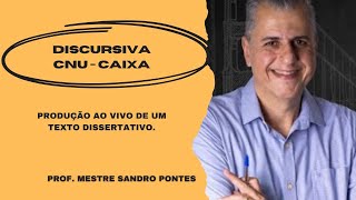 CNU  CAIXA  Discursiva ao vivo [upl. by Nitniuq]