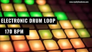 DnB Drum Loop 170 BPM  Jam Track  Practice Tool [upl. by Ellemac]