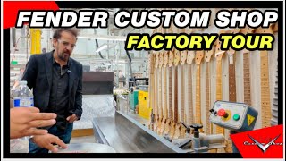 Fender Custom Shop Factory Tour  Casino Guitars [upl. by Gorrono]