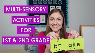 FREE Materials amp Ideas MultiSensory Activities for 1st amp 2nd Grade [upl. by Reede796]