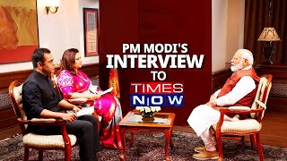 LIVE PM Modis interview to Times Now [upl. by Chemosh]