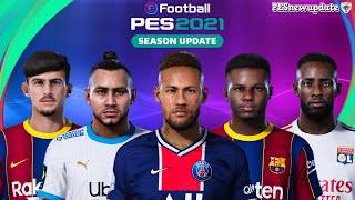 PES 2021 Datapack 2 La Liga amp Ligue 1 Facepack [upl. by Marten]