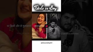 Boys vs Giral heart touching shayari 💔 Broken heart shayari heartbroken shayari Viral [upl. by Goldsmith]