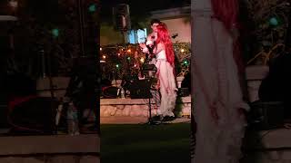 Kitty Antix Sings quotSallys Songquot Nightmare Before Christmas Amy Lee Cover Live Performance trending [upl. by Werna]