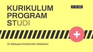 Materi Prodi  Kurikulum Program Studi Rekayasa Keselamatan Kebakaran [upl. by Monto]