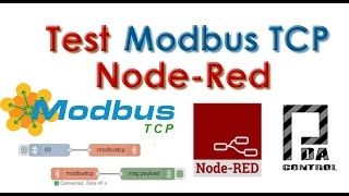 Test Modbus TCP IP  Node Red  PDAControl [upl. by Waters]