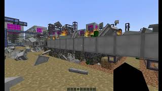 RBMK reactor explosion  minecraft  118 NTM [upl. by Aynam]