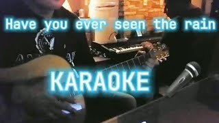 CCR Credence KARAOKE 🎤 Have you ever seen the rain amp CHORDS 🎸 [upl. by Llenel]