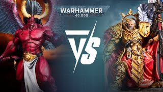 Thousand Sons Vs Adeptus Custodes Warhammer 40k 10th Edition Live 2000pts Battle Report [upl. by Helbon]