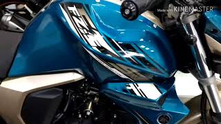 Yamaha FZS Fi V20New FeaturesFull walkaround ReviewPrice Mileage2 Colours [upl. by Abbotson60]