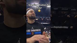 Warriors fans give a warm welcome to Klay Thompson in his return to the Bay 🏆Shorts [upl. by Kumagai]