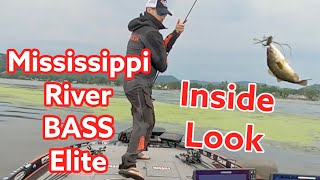 Inside Look  BASS Elite on Mississippi River La Crosse [upl. by Esdnil]