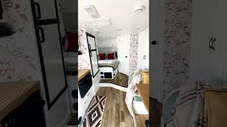 Fun style in this renovated RV [upl. by Icaj]