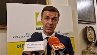 Prandini Coldiretti commenta conferma commissario agricoltura Hansen [upl. by Nanreik]