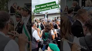 Der neue Geseker Schützenkönig 2024 schützenfest musik [upl. by Leitao]