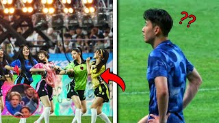 Son HeungMin and Foreigns Reaction To Newjeans Performance at Coupang Halftime Show [upl. by Cedric]