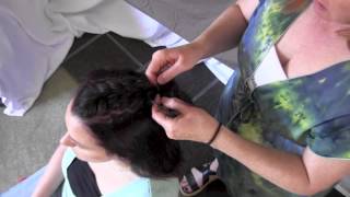 Tutorial Mohawk French Braid Ponytail [upl. by Kramer]