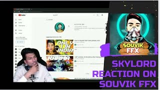 skylord reaction on souvik ffx [upl. by Heidie]