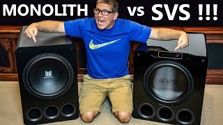 Monolith 15 vs SVS PB16 Subwoofer Showdown [upl. by Ecirtemed565]