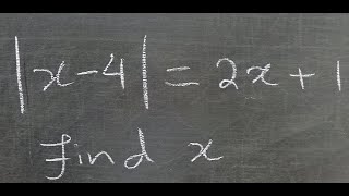 ALevel Algebra Solving Equations with Modulus Functions Part 12 [upl. by Adneram98]