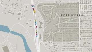 A closer look at how the pileup happened in Fort Worth [upl. by Finzer]