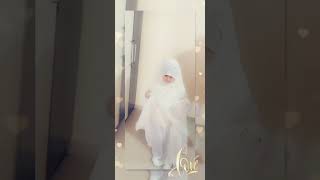 Nashra in White adaya Mashallah baby ytshorts [upl. by Suk]