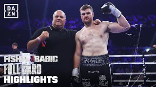 Full Card Highlights  Johnny Fisher vs Alen Babic [upl. by Imefulo]