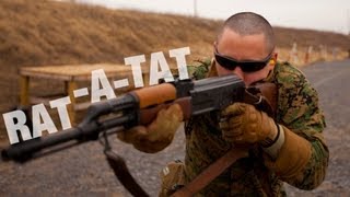 Marines Fire AK47 in Slow Motion [upl. by Cohin]