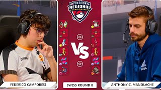 Federico Camporesi VS Anthony Manolache Swiss Round 8  2025 Dortmund VGC Regional Championship [upl. by Negaet903]