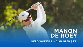 De Roey soars into the lead with magnificent 65 7  Hero Womens Indian Open [upl. by Eednar]