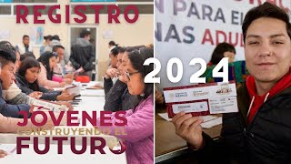 Como REGISTRARSE al programa Jovenes Construyendo el Futuro 2024 [upl. by Karlow]