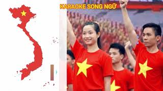 KARAOKE SONG NGỮ HELLO VIET NAM XIN CHÀO VIỆT NAM beat chuẩn [upl. by Leandra]