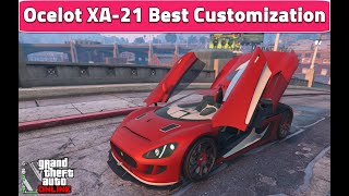 GTA 5 Online Ocelot XA21 Best Clean Customization  XA21 Glitched Paint Job  New Year Sales 2022 [upl. by Mikael]