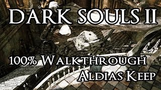 Dark Souls 2 100 Walkthrough 22 Aldias Keep All Items amp Secrets [upl. by Jarlath]