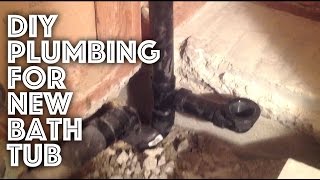 Bathtub Plumbing  New Installation [upl. by O'Mahony767]