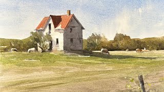 9 Minute Watercolor Tutorial for Absolute Beginners  Start Painting Today [upl. by Reffinej]