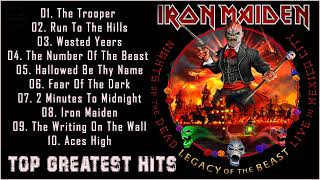 Iron Maiden Best Songs Playlist  Iron Maiden Greatest Hits Full Album [upl. by Gadmon]