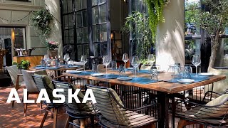 ALASKA The Most Beautiful Restaurant In Kyiv Very Delicious Seafood [upl. by Yrdnal]