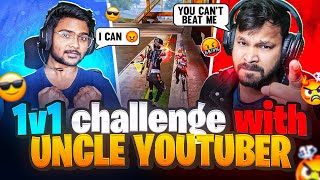 1V1 With Angry Uncle Youtuber 😤 Laughing At My Game Play 🤬 1V1 Challenge 🔥 ANR GAMER ANGRY [upl. by Deidre]