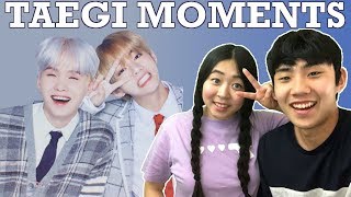 Couple Reacts To TaeGi Moments Reaction [upl. by Notsur]