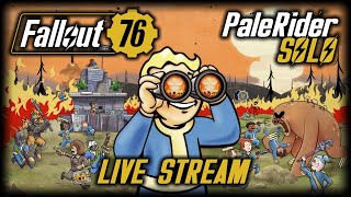 Fallout 76  Spooky Haunts  PaleRider SOLO  Live Stream [upl. by Etra]