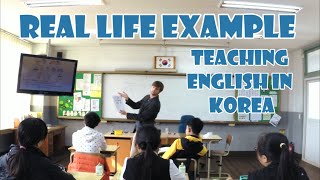 Real Life Example Of Teaching English In Korea Do You Teach From A Textbook [upl. by Adiasteb]