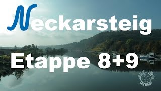 Der Neckarsteig Etappe 8 von Mosbach nach Gundelsheim [upl. by Scrogan]