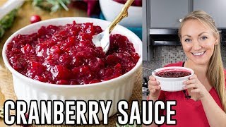 How to Make Cranberry Sauce [upl. by Christoph]