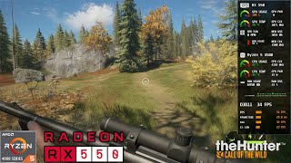 theHunter Call of the Wild  RX 550 4GB [upl. by Laks672]