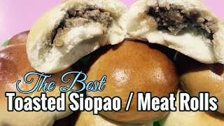 How to Make Toasted Siopao Or Meat Rolls using Bread Machine [upl. by Kaasi]