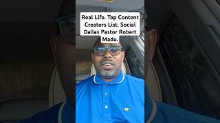 Real Life Top Content Creators List Social Dallas Pastor Robert Madu letgodcook servecast [upl. by Nivra]