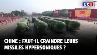 Chine  fautil craindre leurs missiles hypersoniques [upl. by Eigna]